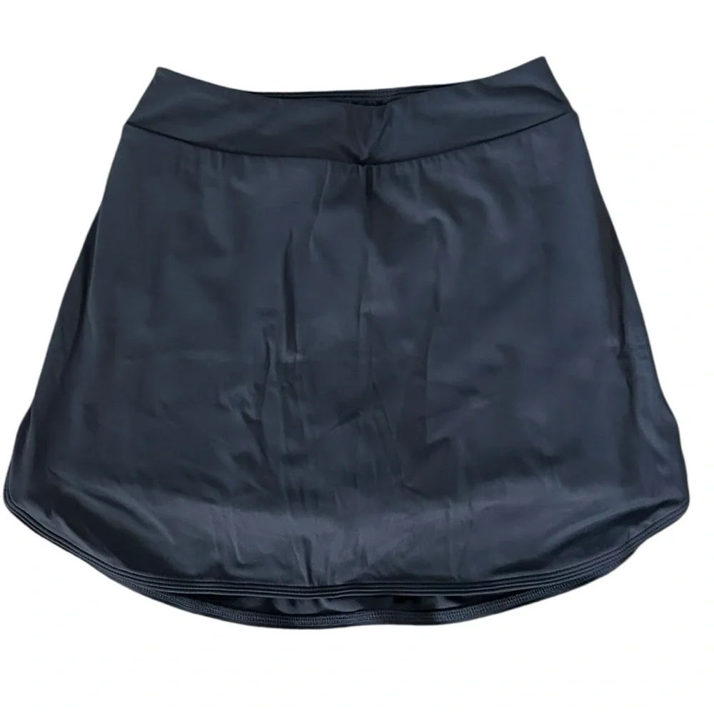 Halara Everyday High Waisted Side Pocket 2 in 1 Micro Mini Dark Gray Golf Skort